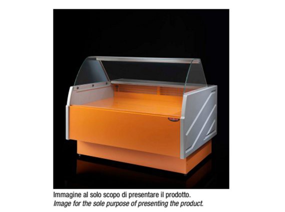 Vetrina refrigerata gastronomia MR 9.5 VC 300 cm.296 vetro curvo.